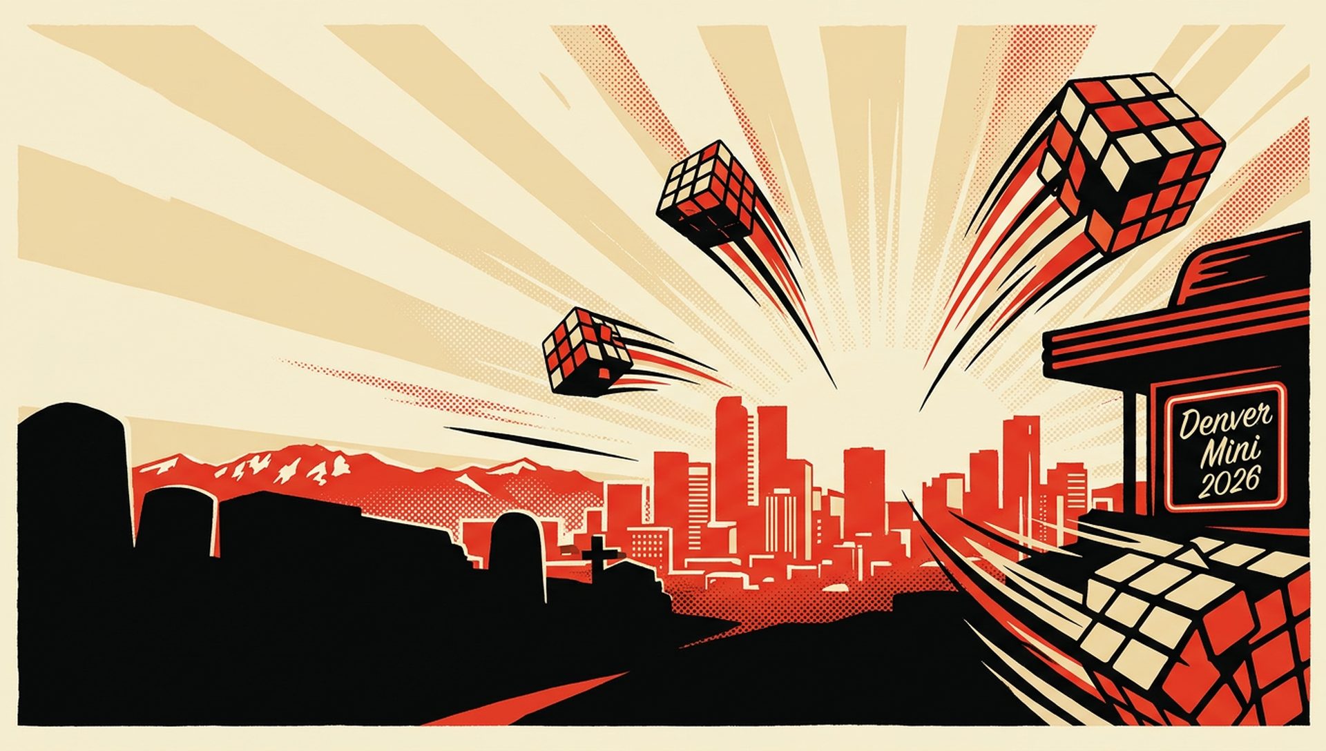 Denver Mini 2026 movie-poster style artwork — Denver, Colorado, May 16, 2026