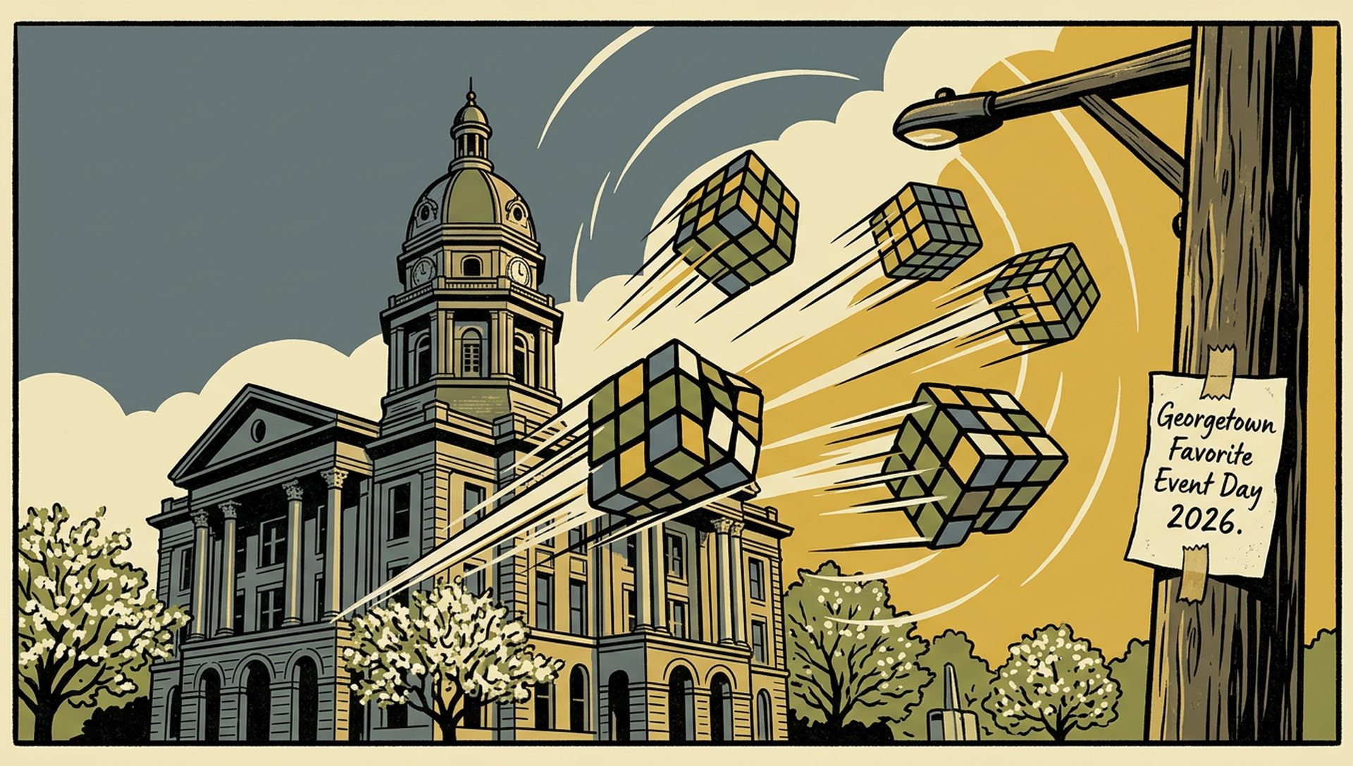 Georgetown Favorite Event Day 2026 movie-poster style artwork — Georgetown, Texas, May 31, 2026