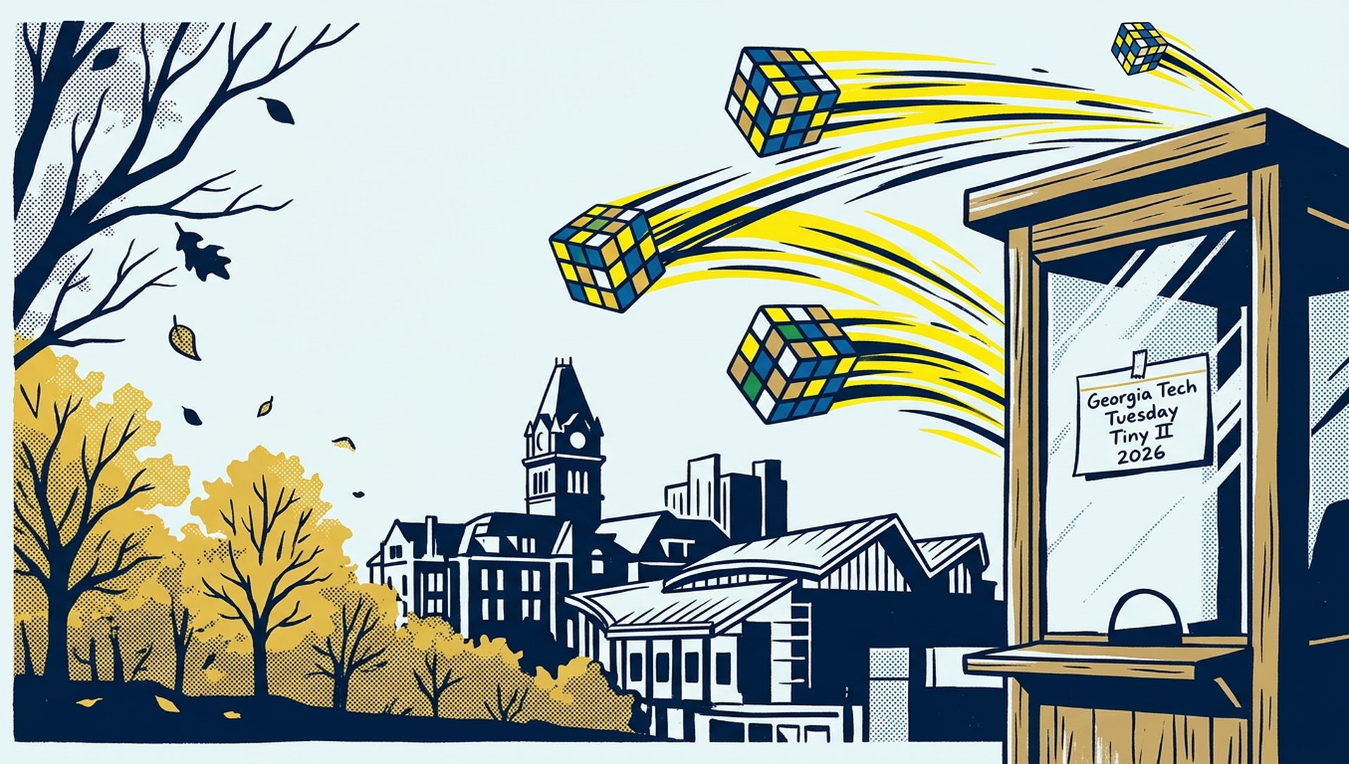 Georgia Tech Tuesday Tiny II 2026 movie-poster style artwork — Atlanta, Georgia, November 3, 2026