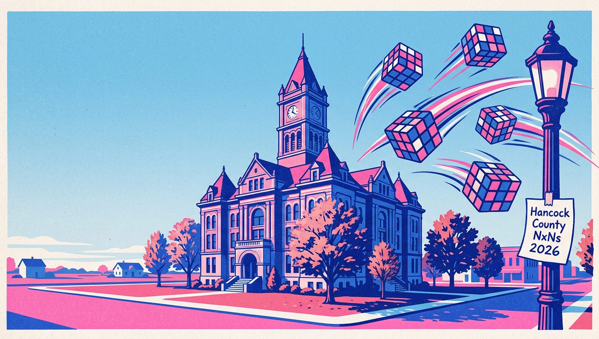 Hancock County NxNs 2026 movie-poster style artwork — Greenfield, Indiana, September 26, 2026