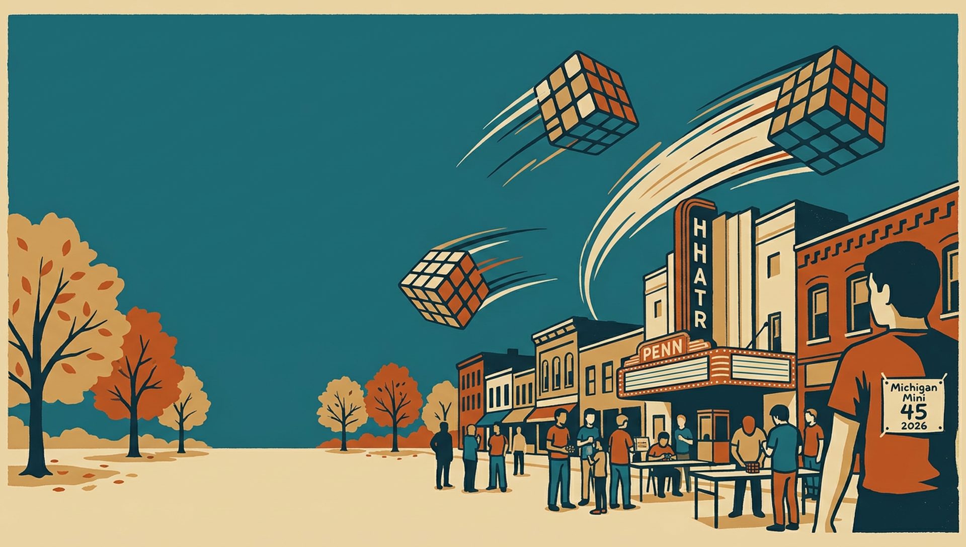 Michigan Mini 45 2026 movie-poster style artwork — Plymouth, Michigan, September 24, 2026