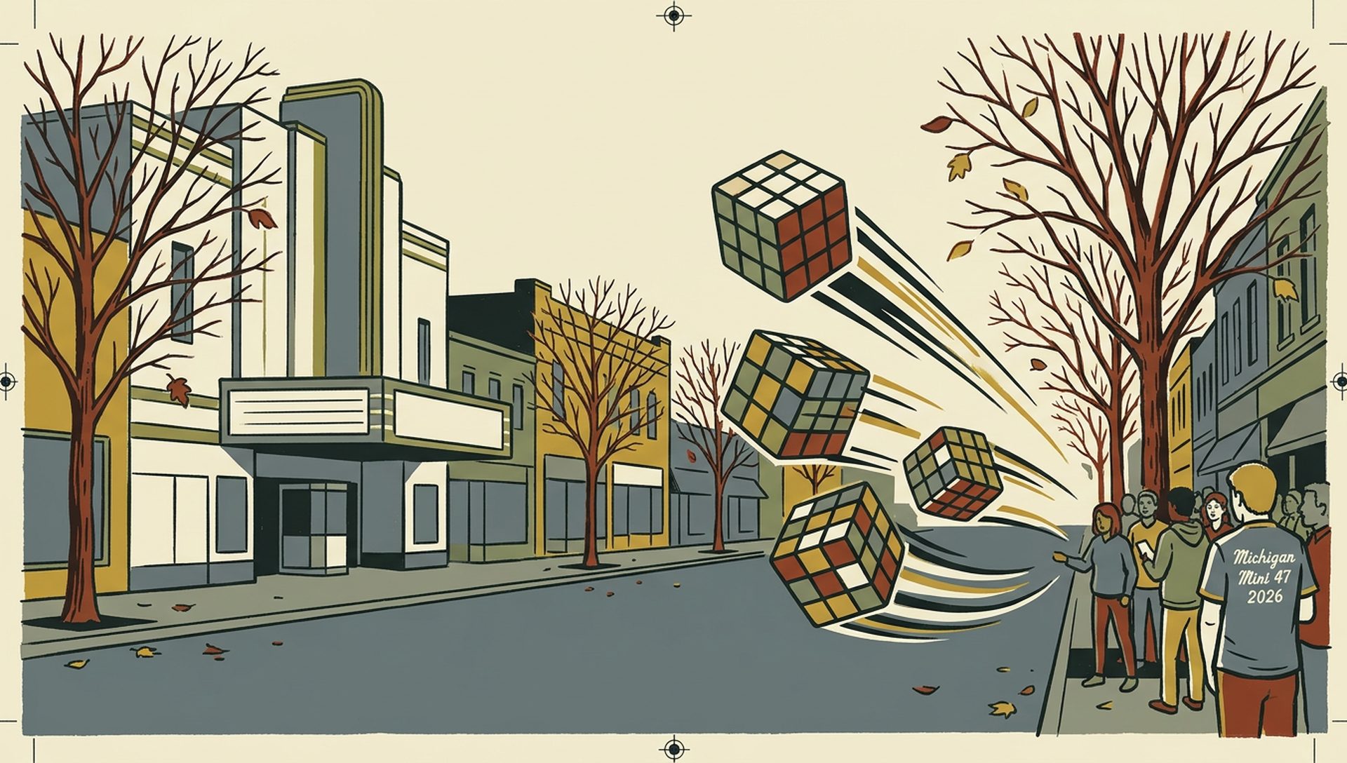 Michigan Mini 47 2026 movie-poster style artwork — Plymouth, Michigan, November 19, 2026