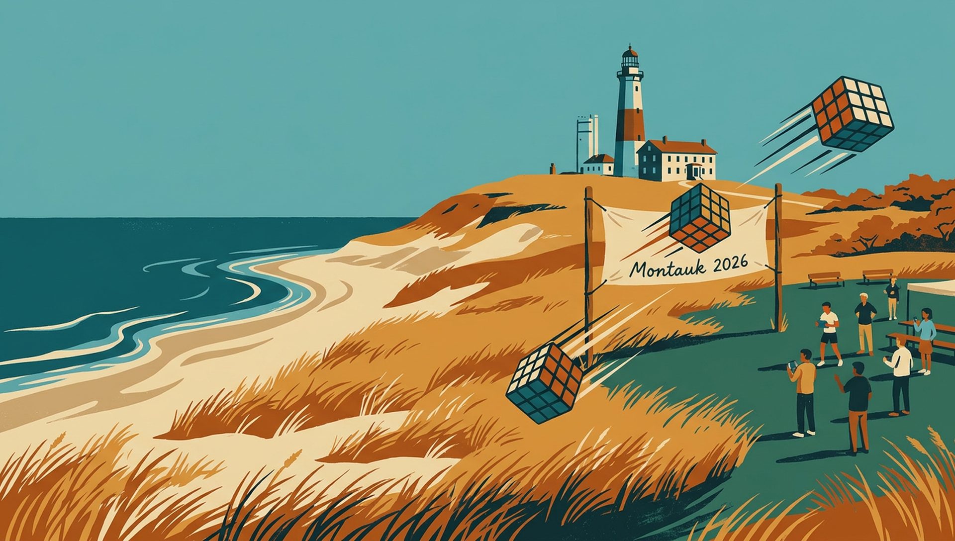 Montauk 2026 movie-poster style artwork — Montauk, New York, September 19, 2026