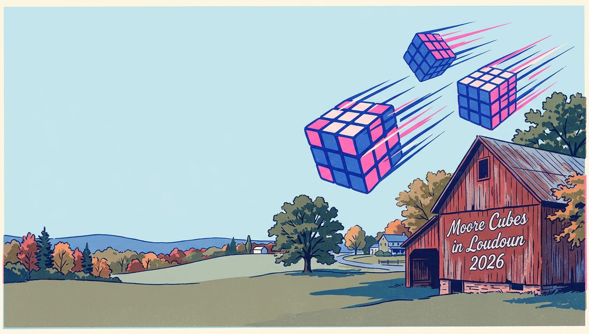 Moore Cubes in Loudoun 2026 movie-poster style artwork — Sterling, Virginia, September 19, 2026