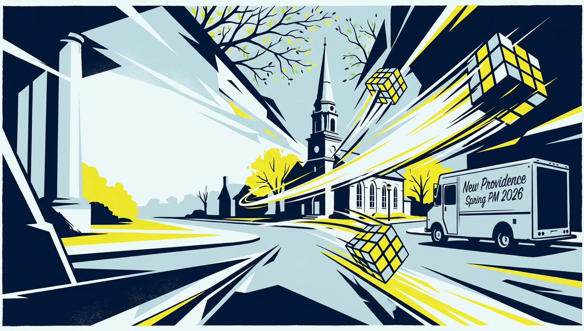 New Providence Spring PM 2026 movie-poster style artwork — New Providence, New Jersey, April 18, 2026