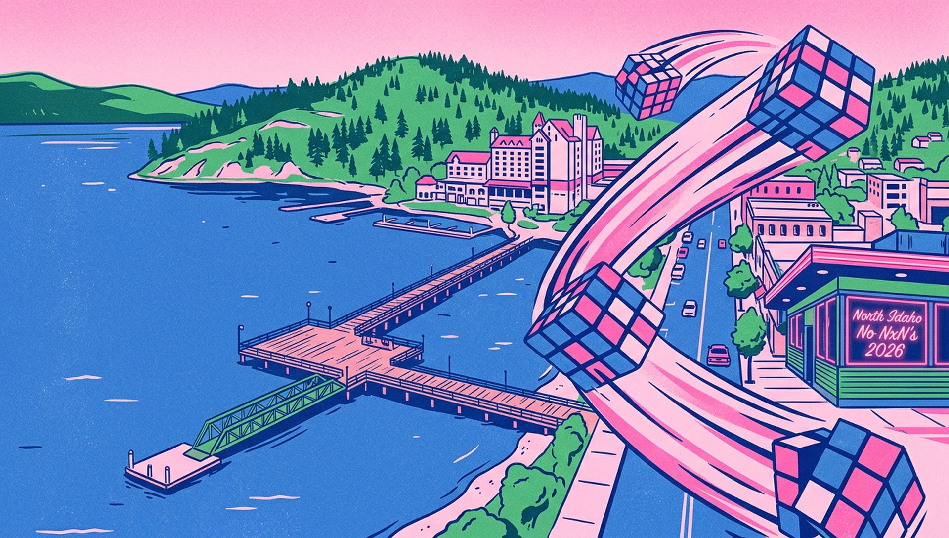 North Idaho No NxN's 2026 movie-poster style artwork — Coeur d'Alene, Idaho, May 9, 2026