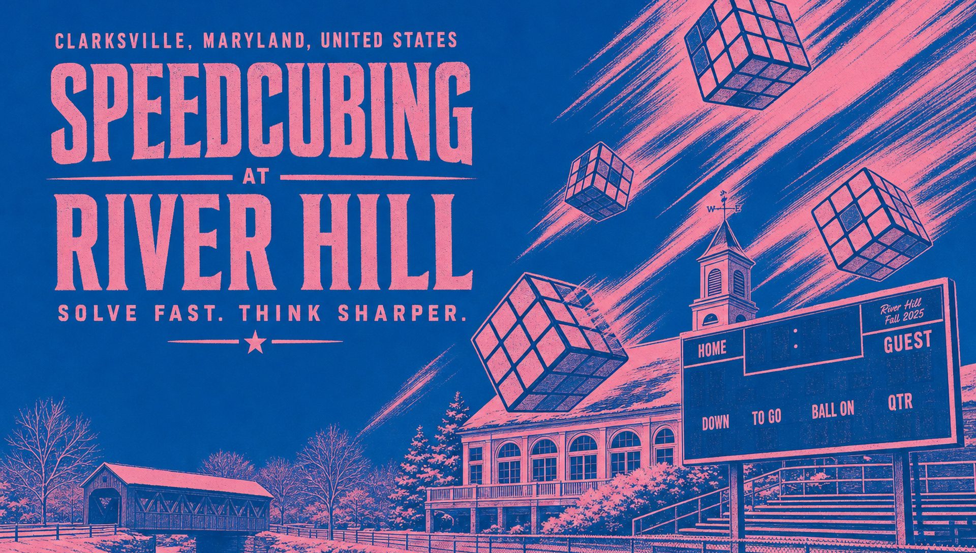 River Hill Fall 2025 movie-poster style artwork — Clarksville, Maryland, December 6, 2025