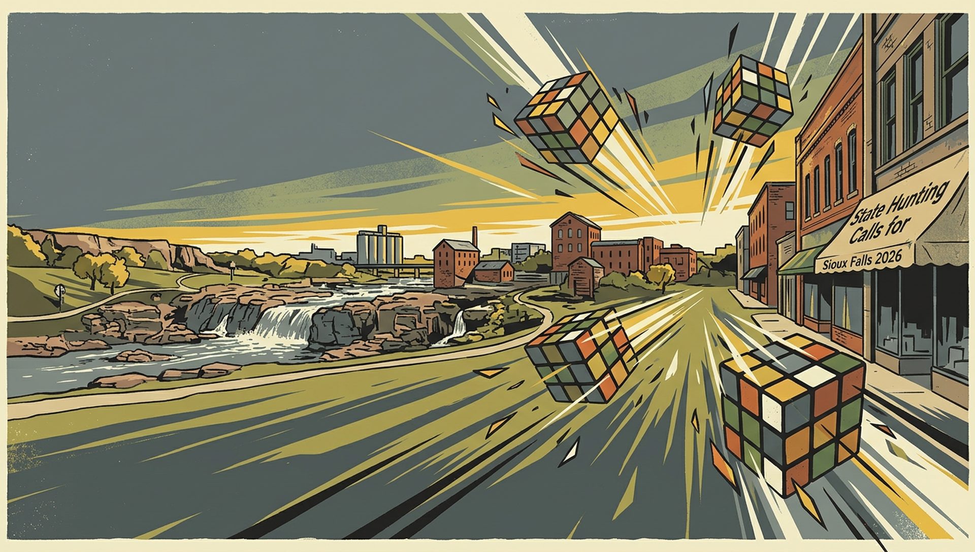 State Hunting Calls for Sioux Falls 2026 movie-poster style artwork — Sioux Falls, South Dakota, September 5, 2026