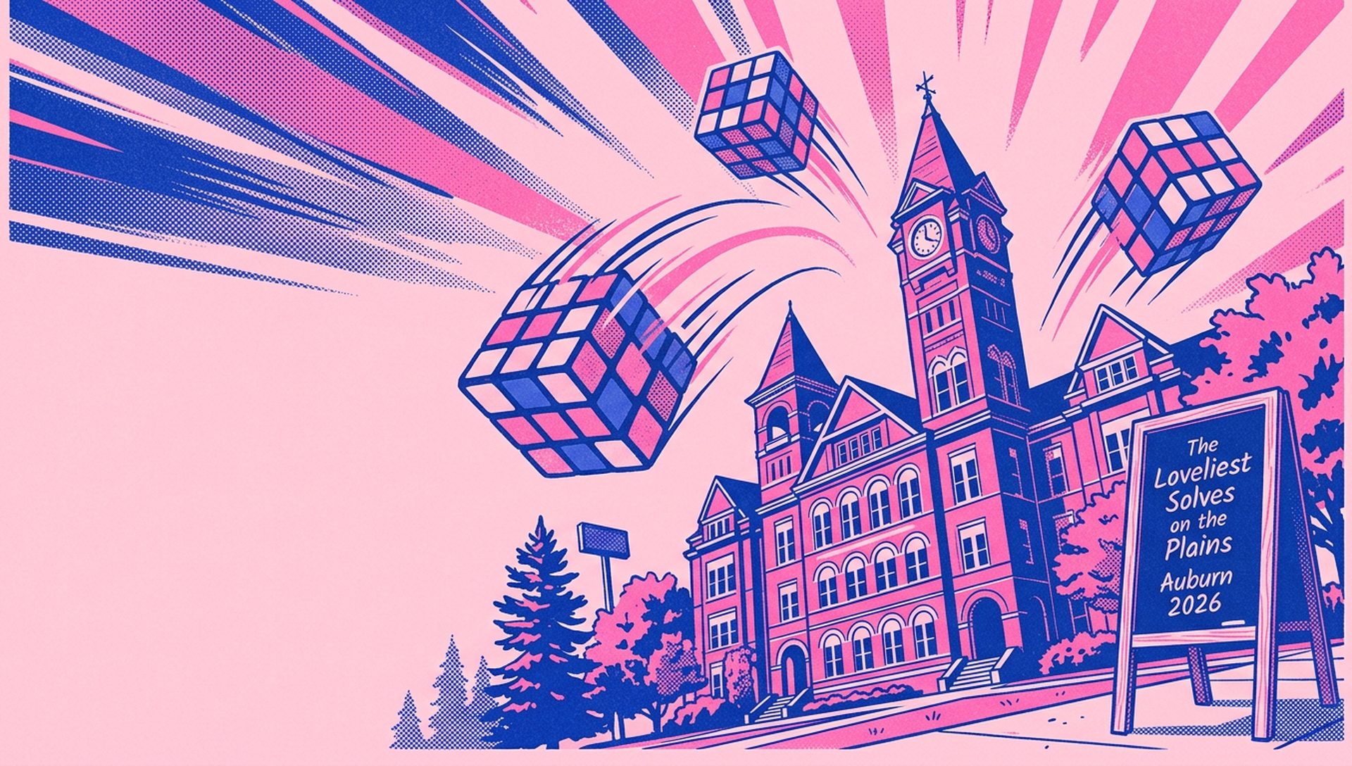 The Loveliest Solves on the Plains Auburn 2026 movie-poster style artwork — Auburn, Alabama, May 24, 2026