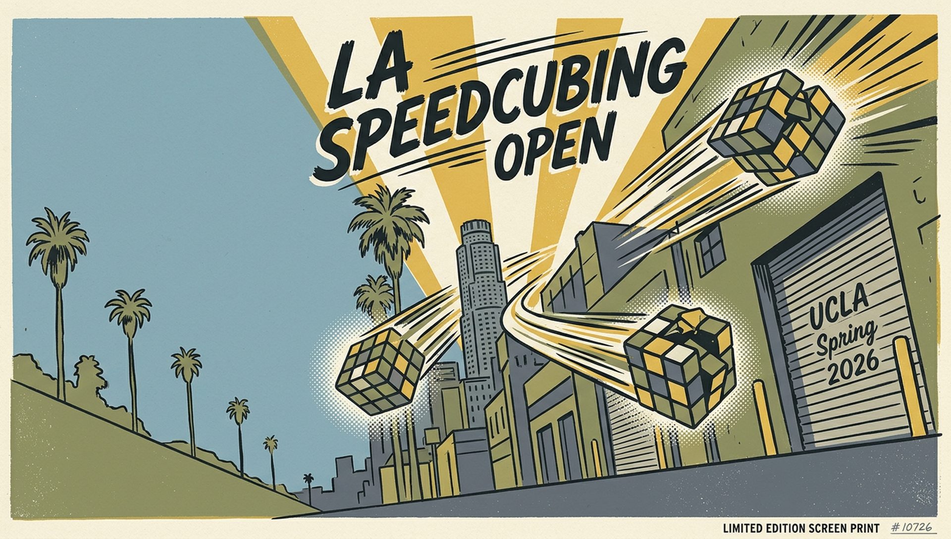 UCLA Spring 2026 movie-poster style artwork — Los Angeles, California, February 15, 2026