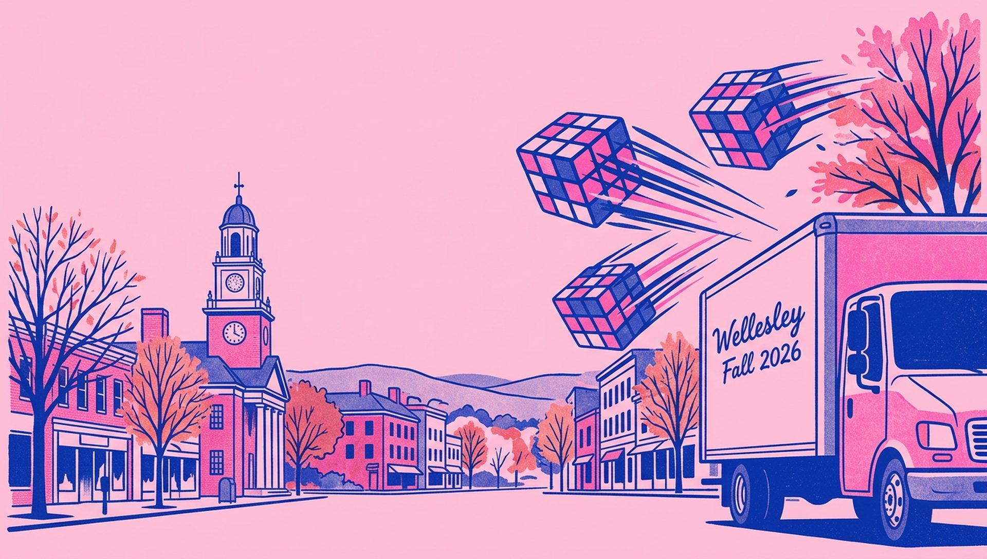 Wellesley Fall 2026 movie-poster style artwork — Wellesley, Massachusetts, September 19, 2026
